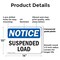 Signmission Suspended Load, 14 in W x Rectangle, Plastic OS-2PACK-NS-P-1014-L-16639 - alternate 5